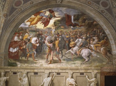 The Meeting of Leo the Great and Attila, Stanza di Eliodoro by Raffaello Sanzio Raphael